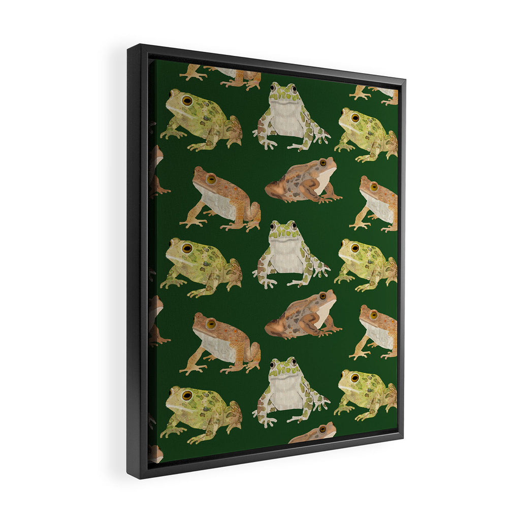 Toads Framed Canvas Print Gallery Image 2