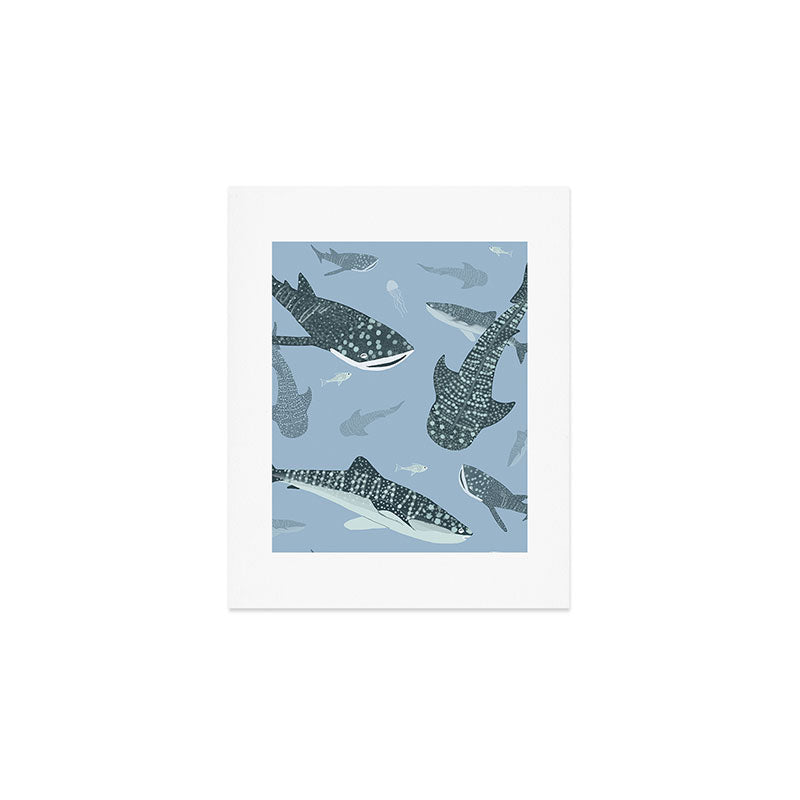 Whale Sharks Art Print Gallery Image 1