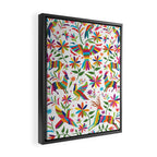 Mexican Otomí Design by Akbaly Framed Canvas Print Gallery Image 2