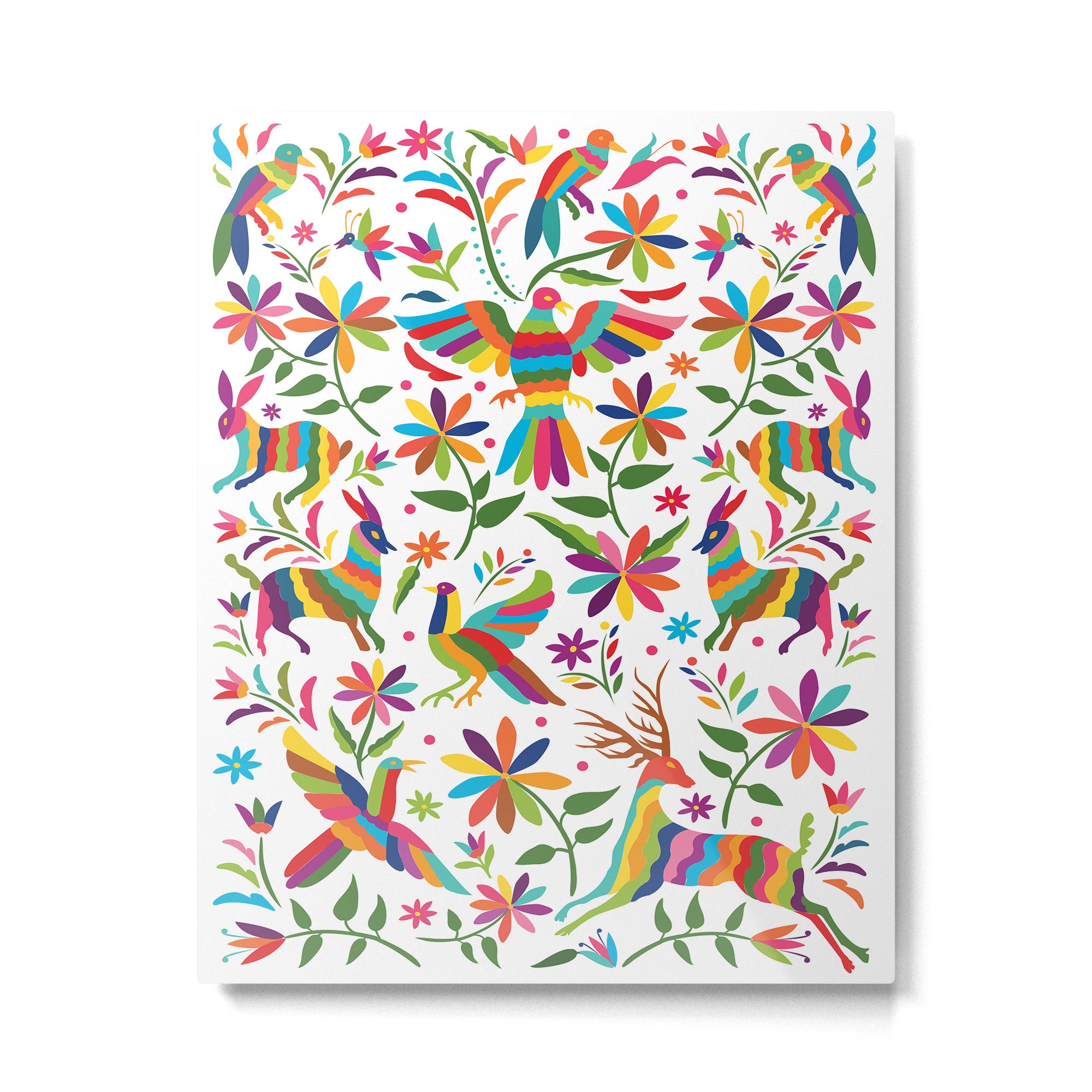 Mexican Otomí Design by Akbaly Metal Print Gallery Image 6