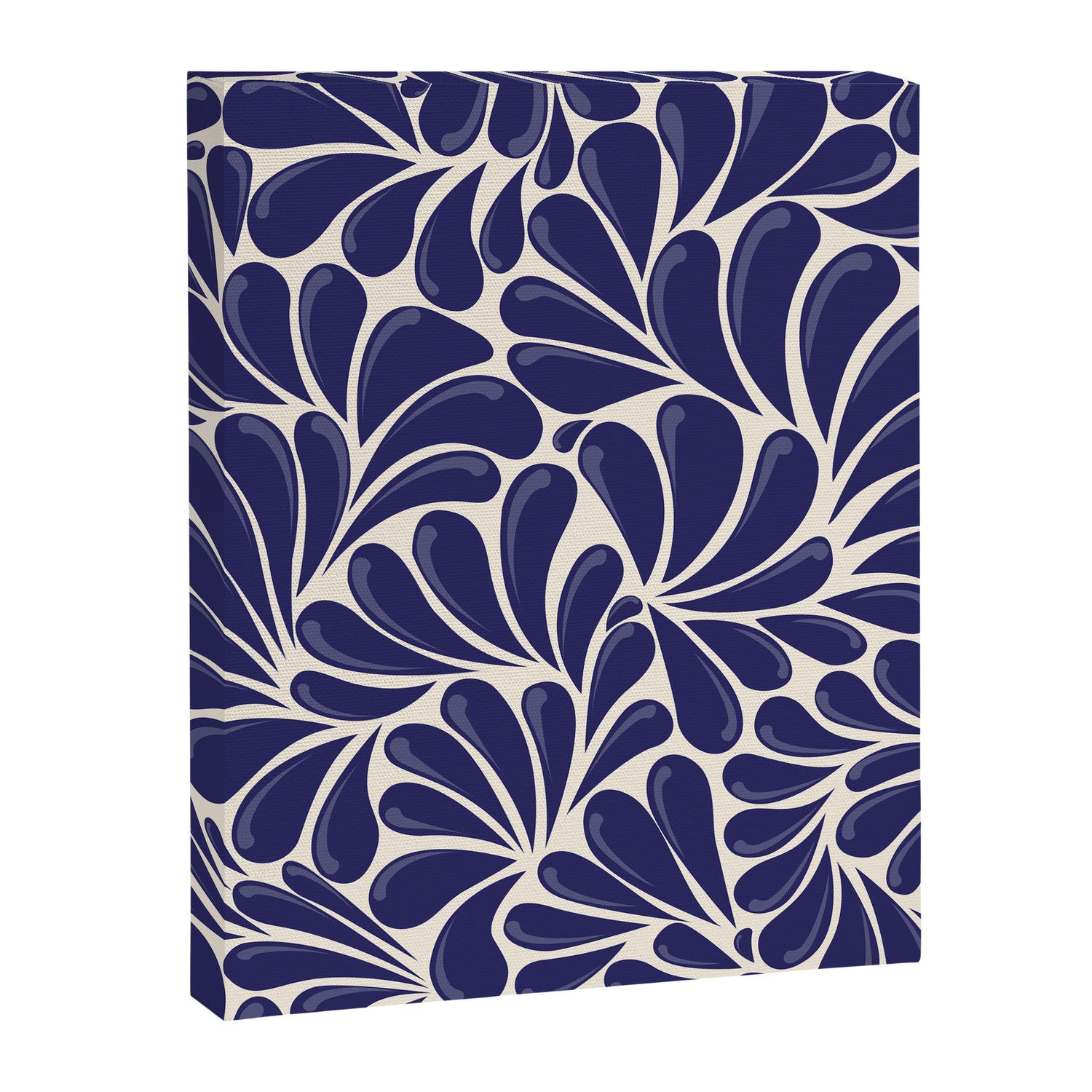 Mexican Talavera Organic Shapes by Akbaly Canvas Print Gallery Image 3