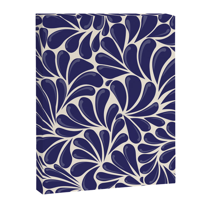 Mexican Talavera Organic Shapes by Akbaly Canvas Print Gallery Image 1