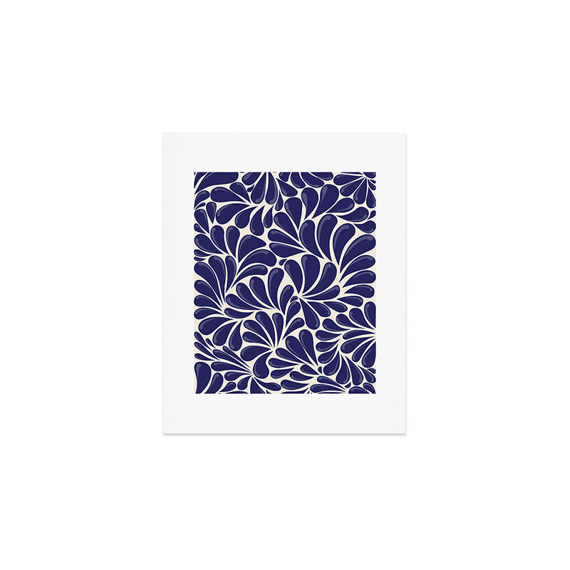 Mexican Talavera Organic Shapes by Akbaly Art Print Gallery Image 1