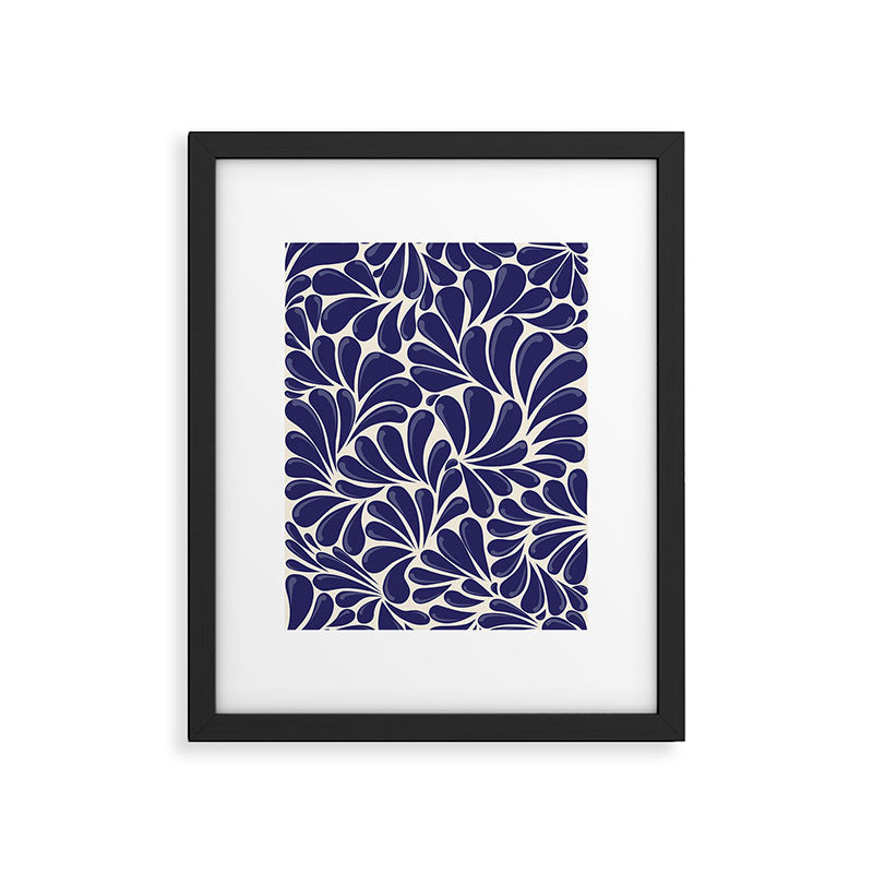 Mexican Talavera Organic Shapes by Akbaly Framed Art Print Gallery Image 6