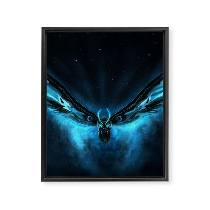 Queen of Monster - Mothra Framed Canvas Print Gallery Image 1