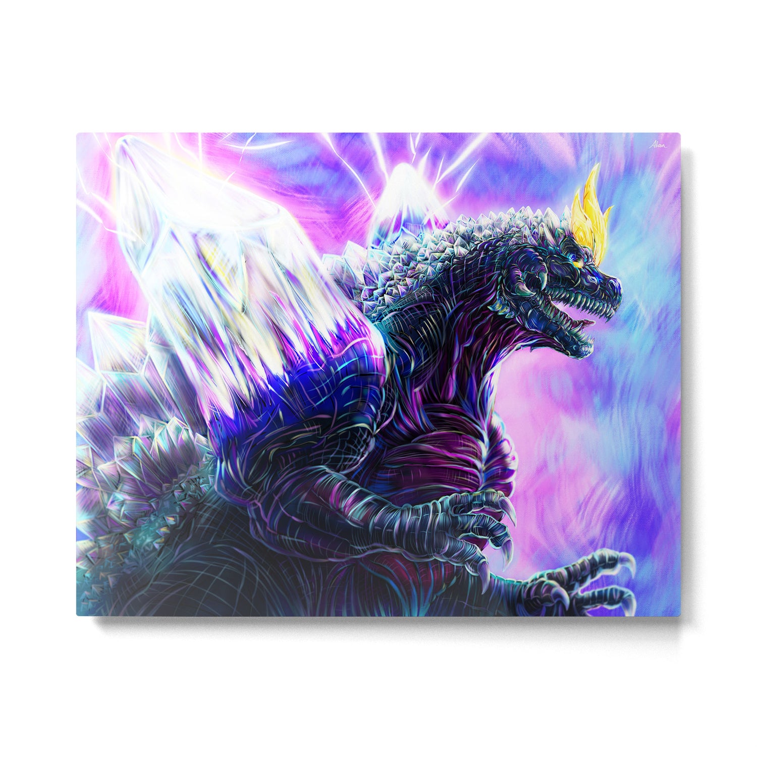 SpaceGodzilla Metal Print Gallery Image 6