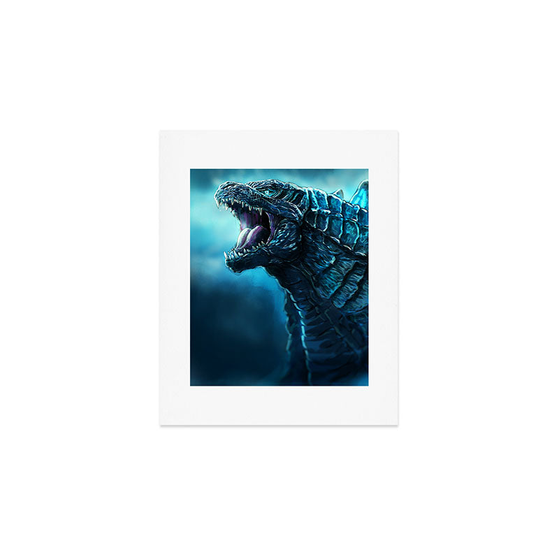 The King of Monsters - Godzilla Art Print Gallery Image 1
