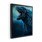 The King of Monsters - Godzilla Framed Canvas Print Gallery Image 2
