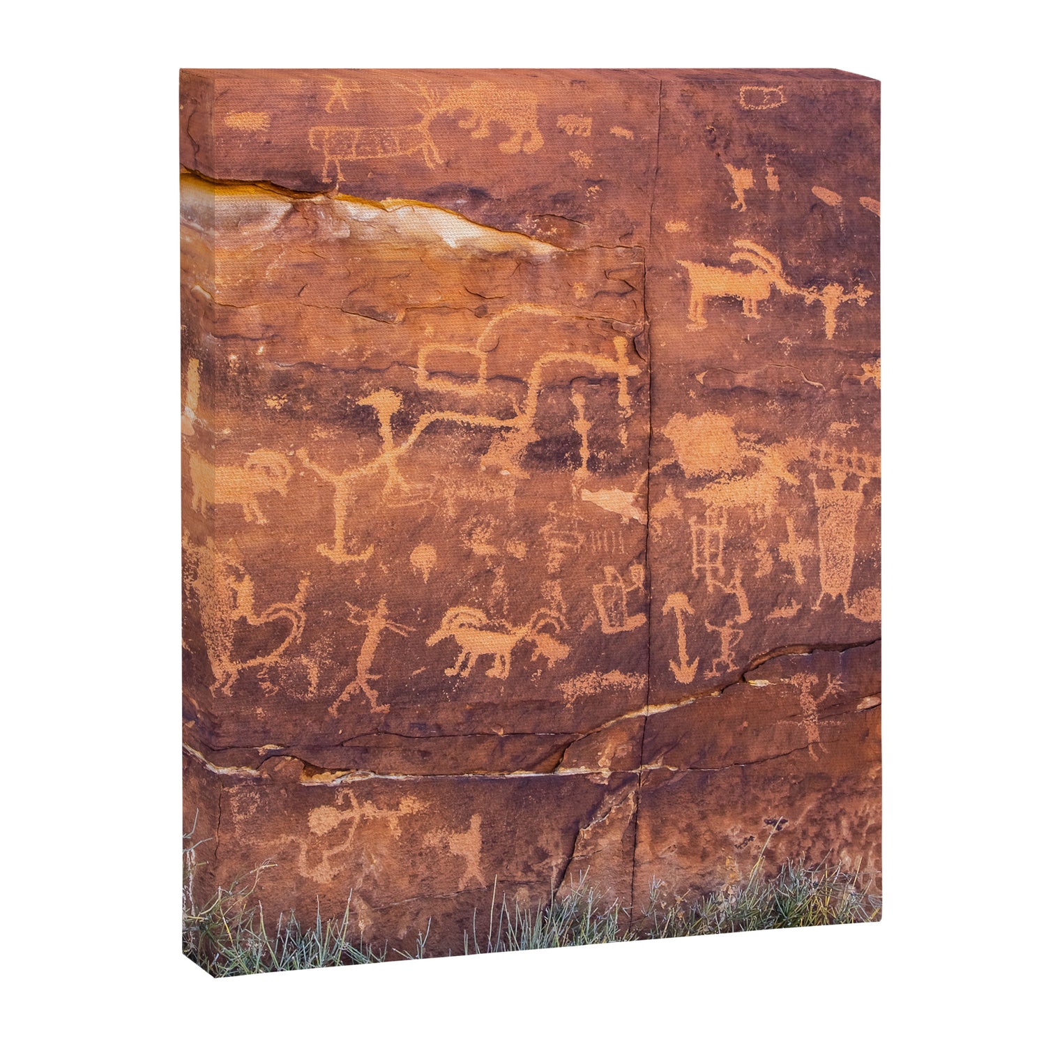 Ancient Rock Art Panel 0619 - Utah Canvas Print Gallery Image 8