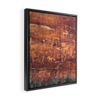 Ancient Rock Art Panel 0619 - Utah Framed Canvas Print Gallery Image 2