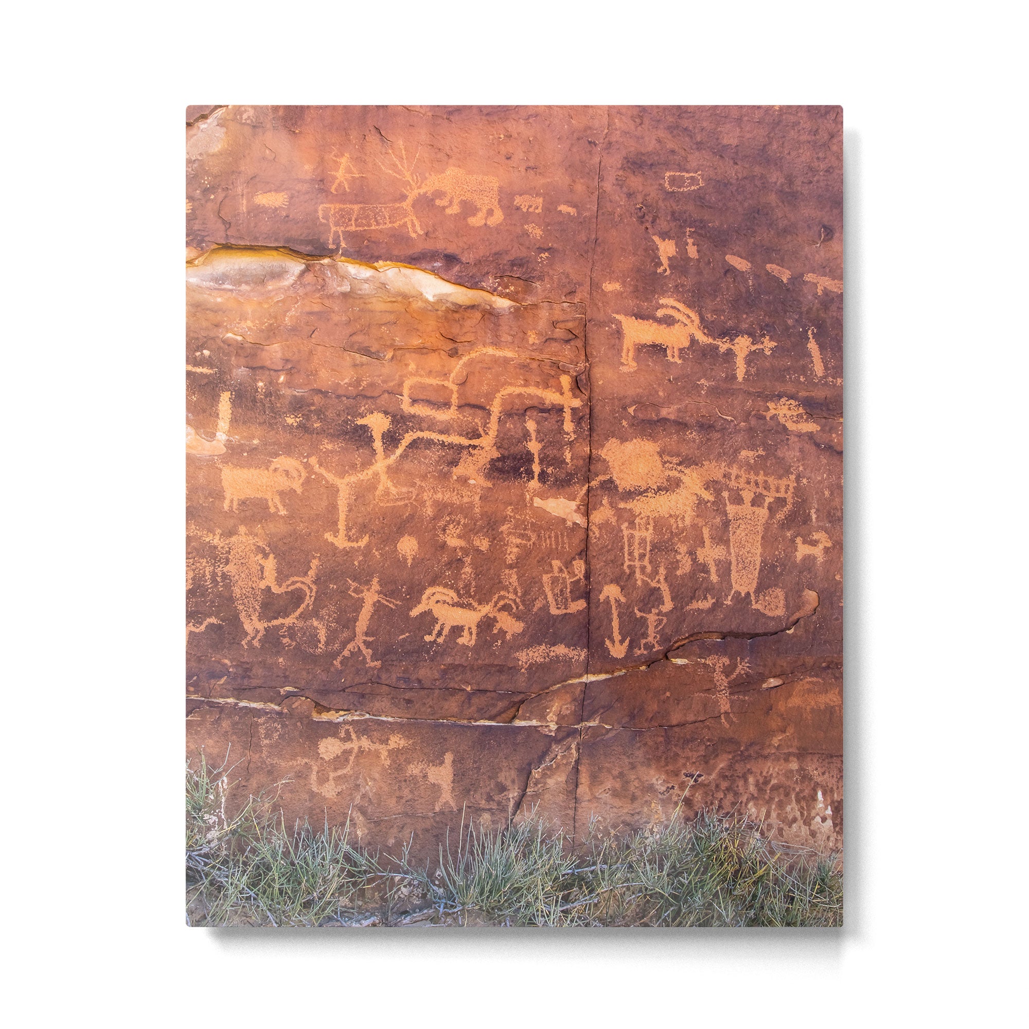 Ancient Rock Art Panel 0619 - Utah Metal Print Gallery Image 6