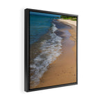 Lake Michigan Beach, Charlevoix - II Framed Canvas Print Gallery Image 2