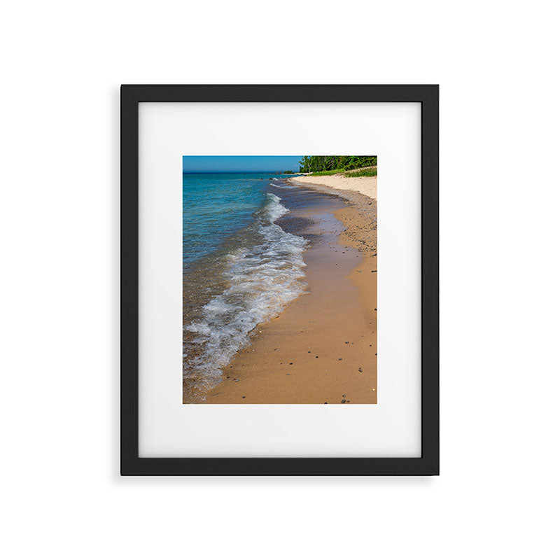 Lake Michigan Beach, Charlevoix - II Framed Art Print Gallery Image 6