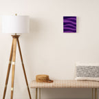 Sand Ripples - Purple Canvas Print Gallery Image 2