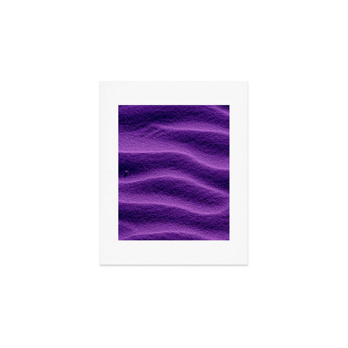 Sand Ripples - Purple Art Print Gallery Image 1