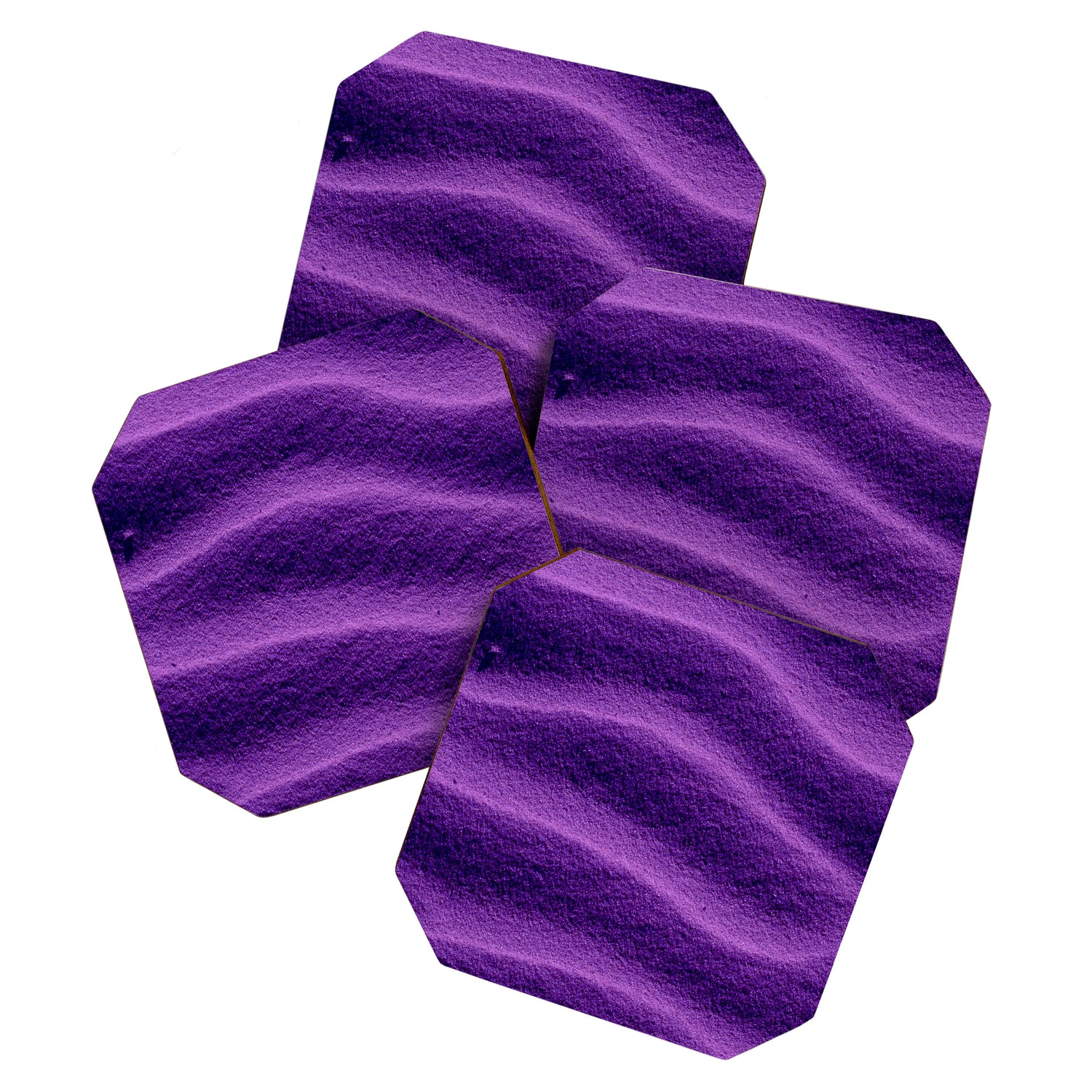 Sand Ripples - Purple Coaster Gallery Image 1