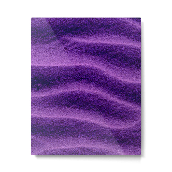 Sand Ripples - Purple Metal Print Gallery Image 1