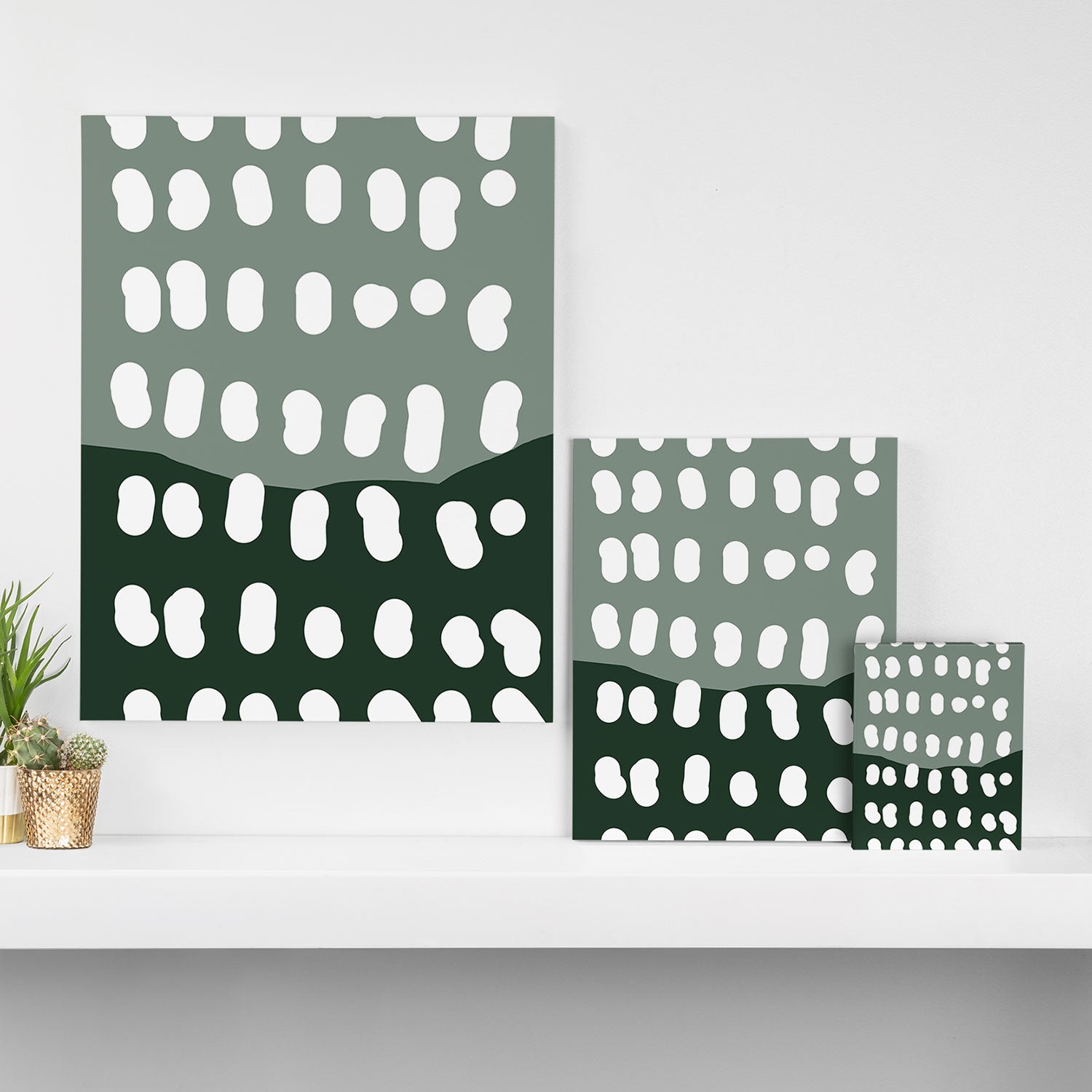 Abstract landscape Canvas Print Gallery Image 3