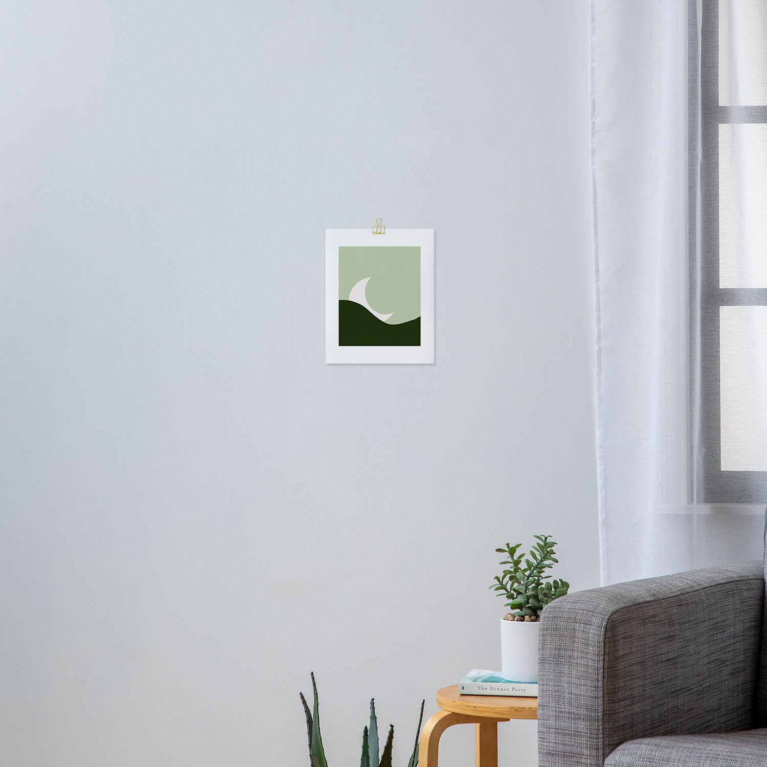 Abstract moon Art Print Gallery Image 3