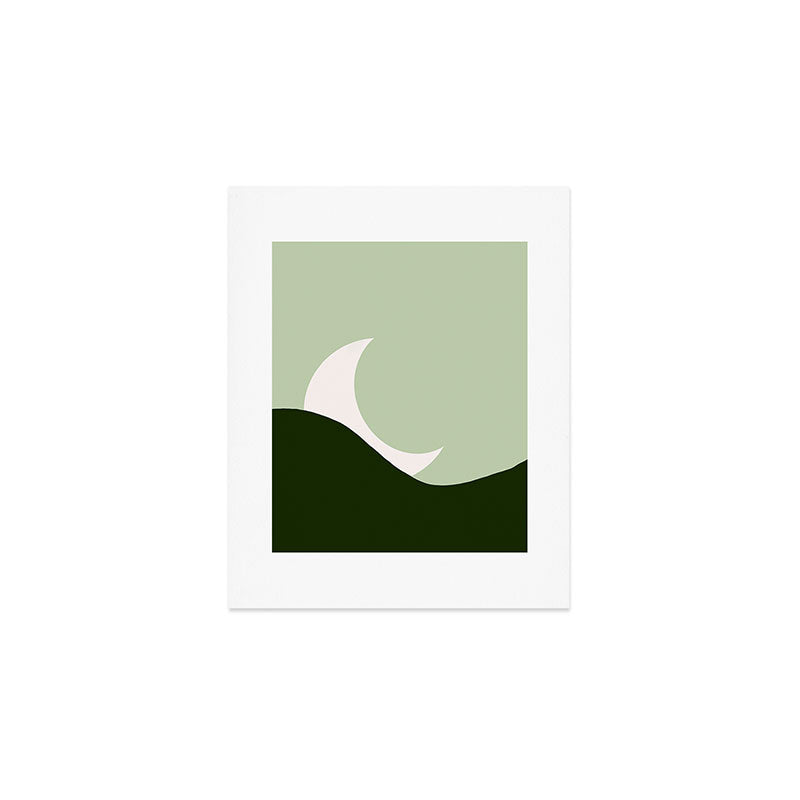 Abstract moon Art Print Gallery Image 1