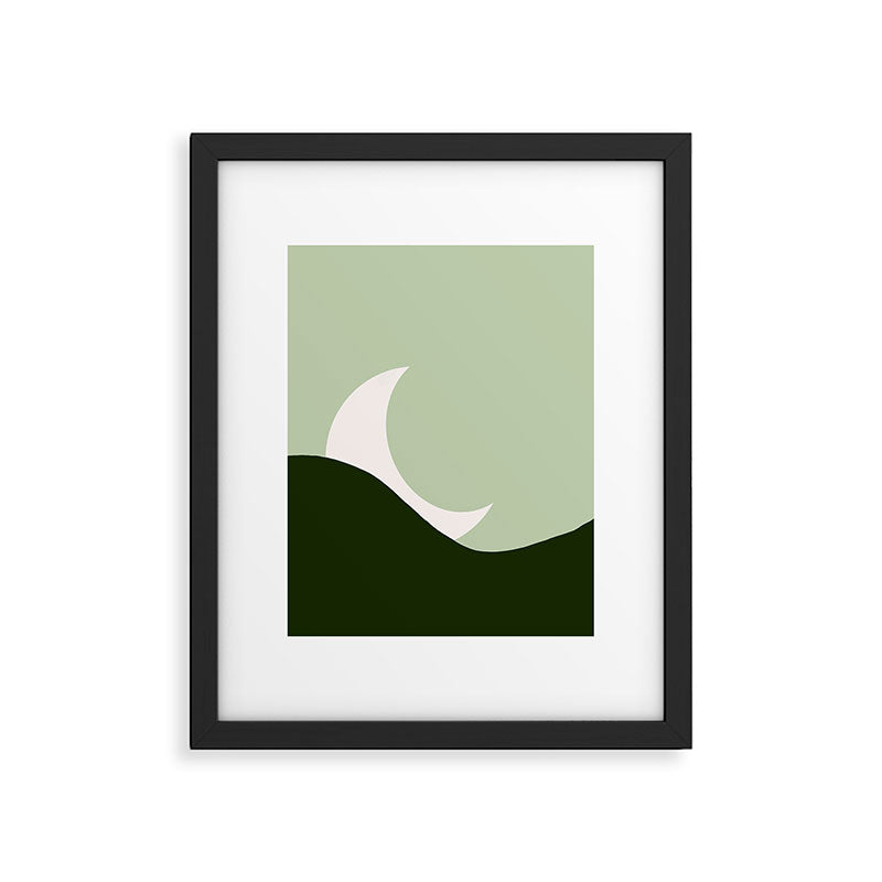 Abstract moon Framed Art Print Gallery Image 5