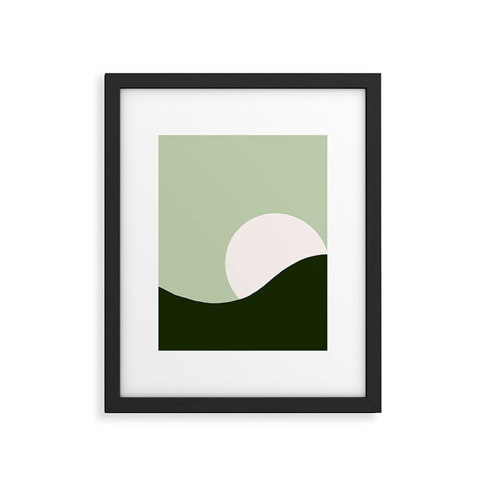 Abstract sun Framed Art Print Gallery Image 1