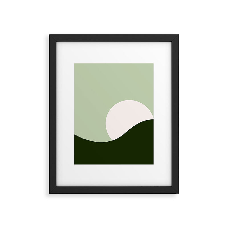 Abstract sun Framed Art Print