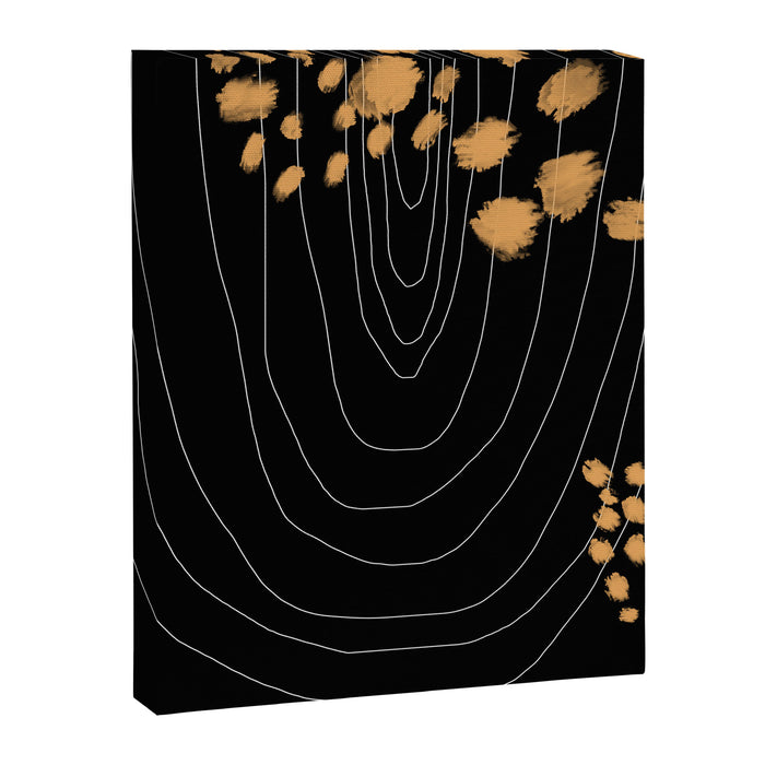Black & Gold Canvas Print Gallery Image 1