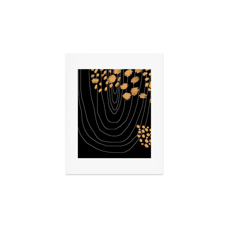 Black & Gold Art Print Gallery Image 1