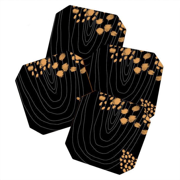 Black & Gold Coaster Gallery Image 1