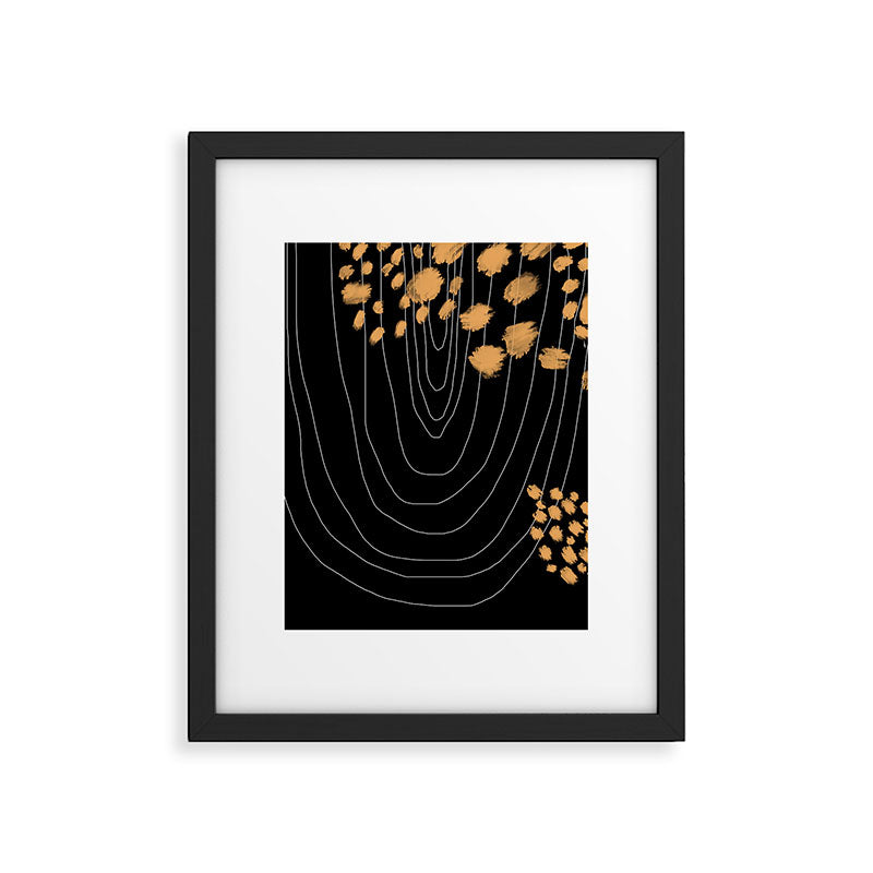 Black & Gold Framed Art Print Gallery Image 4