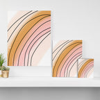Watercolor Rainbow Canvas Print Gallery Image 3