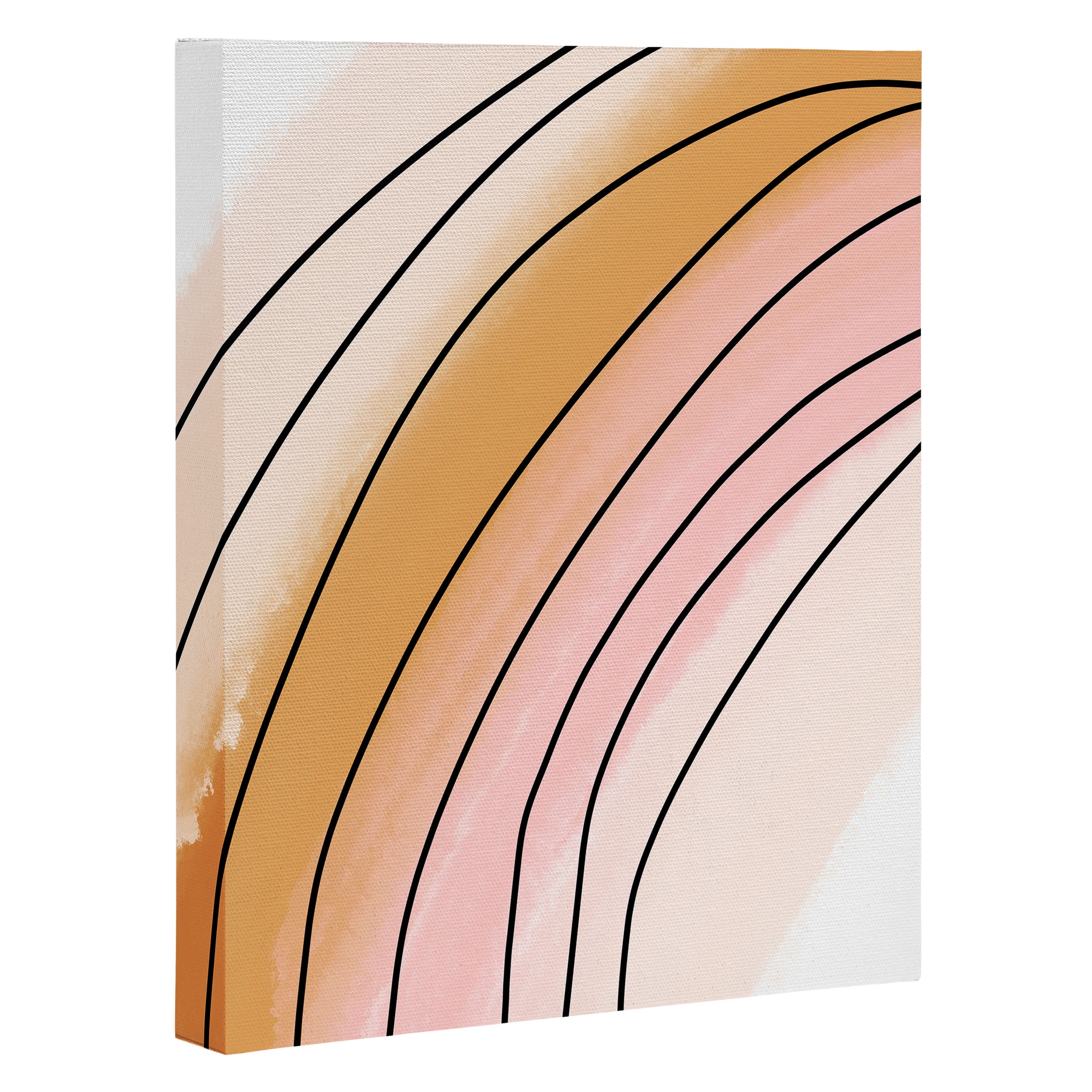 Watercolor Rainbow Canvas Print Gallery Image 3