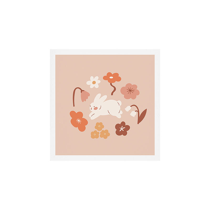 Cute bunny illustration Art Print Gallery Image 1