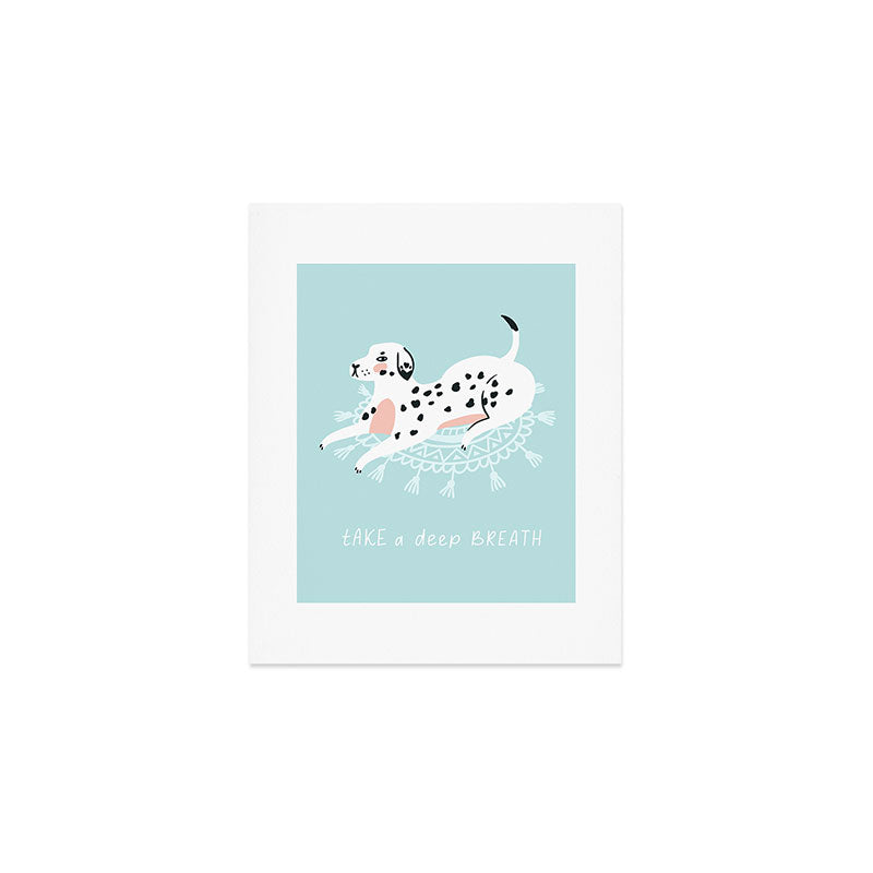 Cute dalmatian Art Print Gallery Image 1
