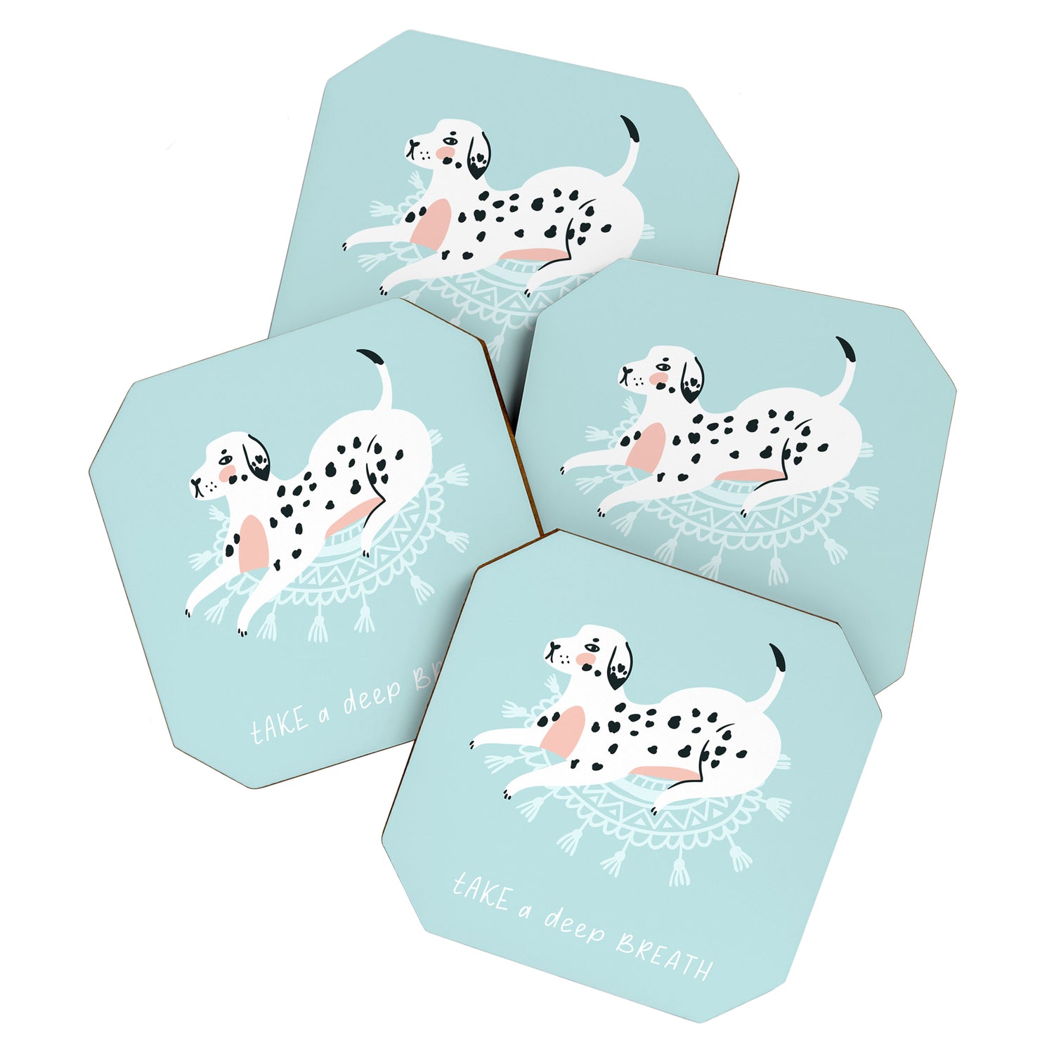 Cute dalmatian Coaster Gallery Image 1