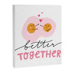 Cute eggs - better together Canvas Print Gallery Image 8