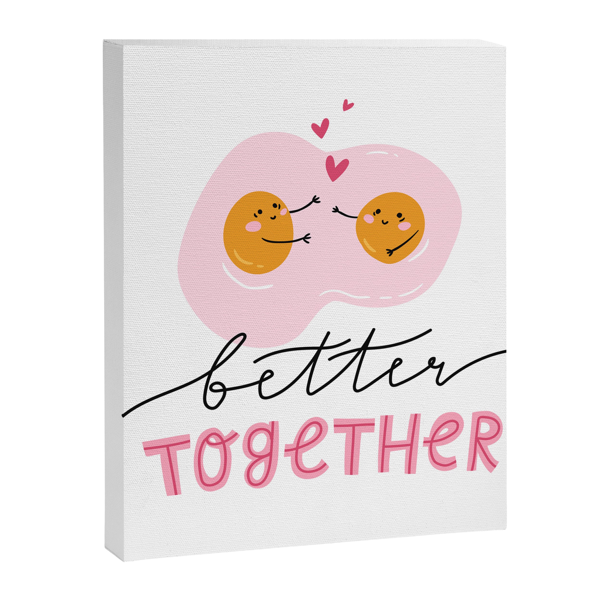 Cute eggs - better together Canvas Print Gallery Image 8