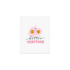 Cute eggs - better together Art Print Gallery Image 1