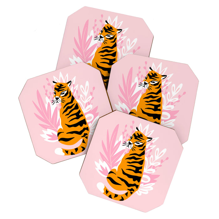 Cute tigers Coaster Gallery Image 1