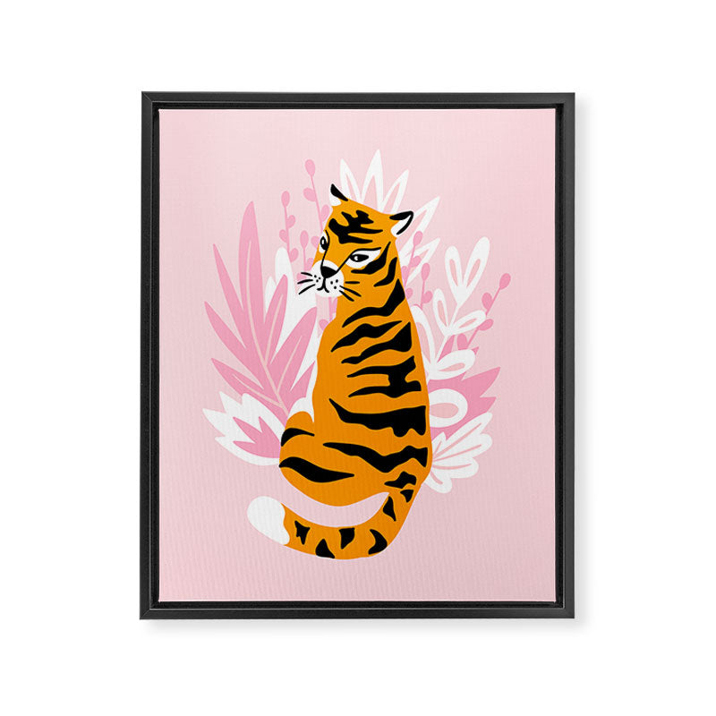 Cute tigers Framed Canvas Print Gallery Image 6