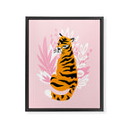 Cute tigers Framed Canvas Print Gallery Image 6