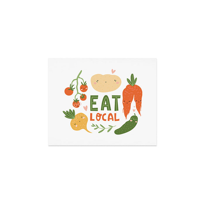 Cute vegetables Art Print Gallery Image 1
