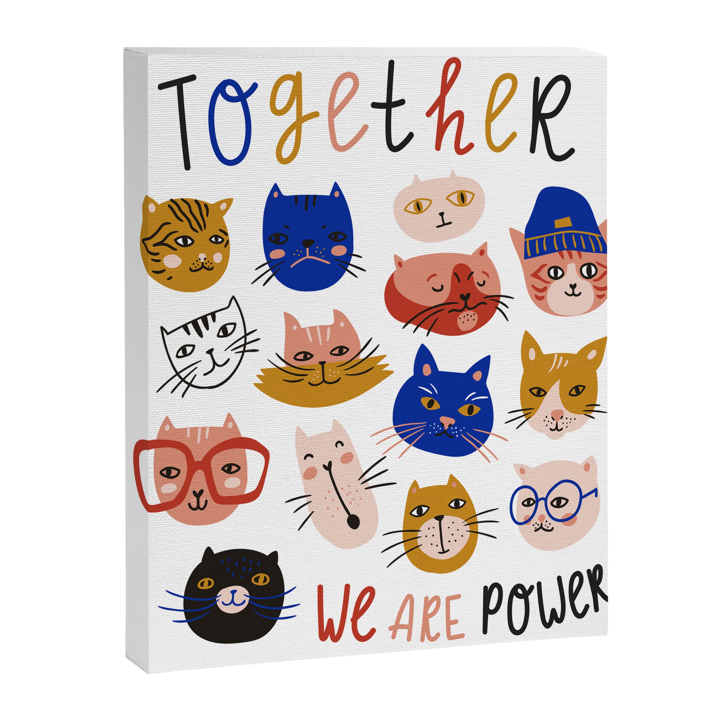 Fashionable cats Canvas Print Gallery Image 8