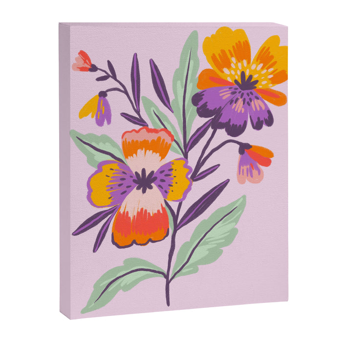 Pansies Canvas Print Gallery Image 1