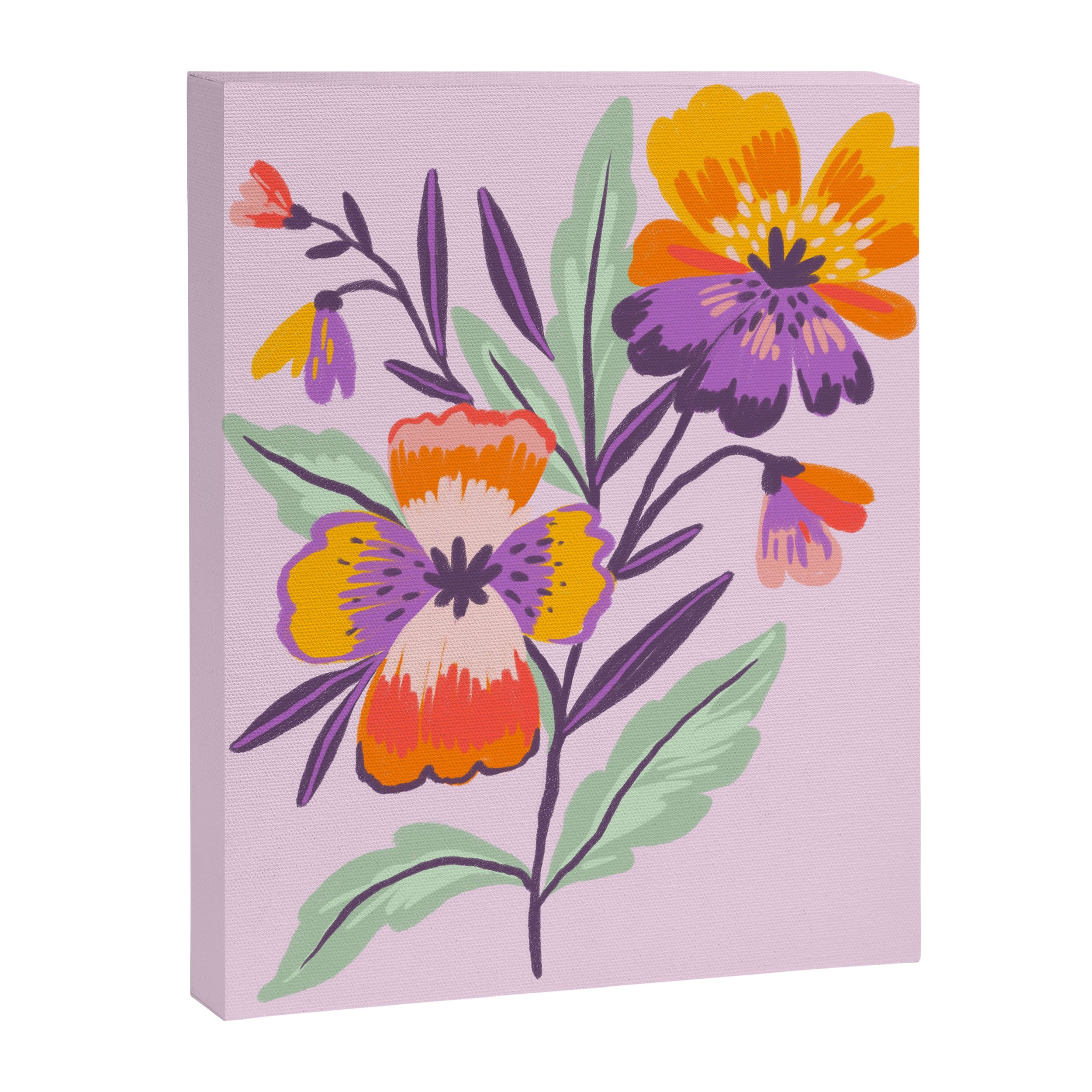 Pansies Canvas Print Gallery Image 8