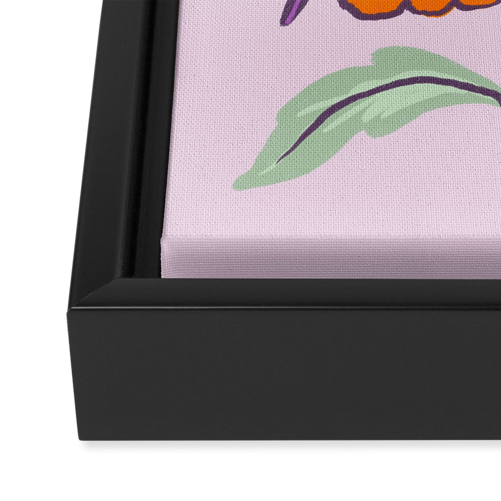 Pansies Framed Canvas Print Gallery Image 3