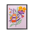 Pansies Framed Canvas Print Gallery Image 8