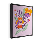 Pansies Framed Canvas Print Gallery Image 2