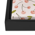 Pink cherry Framed Canvas Print Gallery Image 3